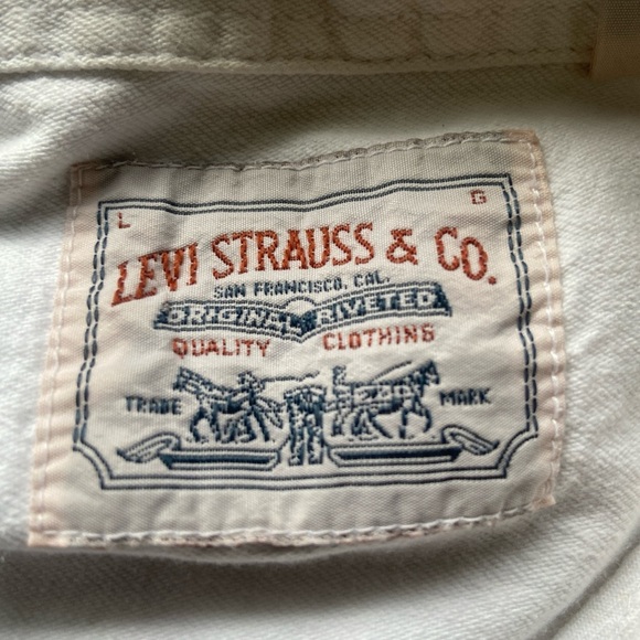 Vintage 1970s classic Levi’s orange tab button up shirt - Picture 3 of 6